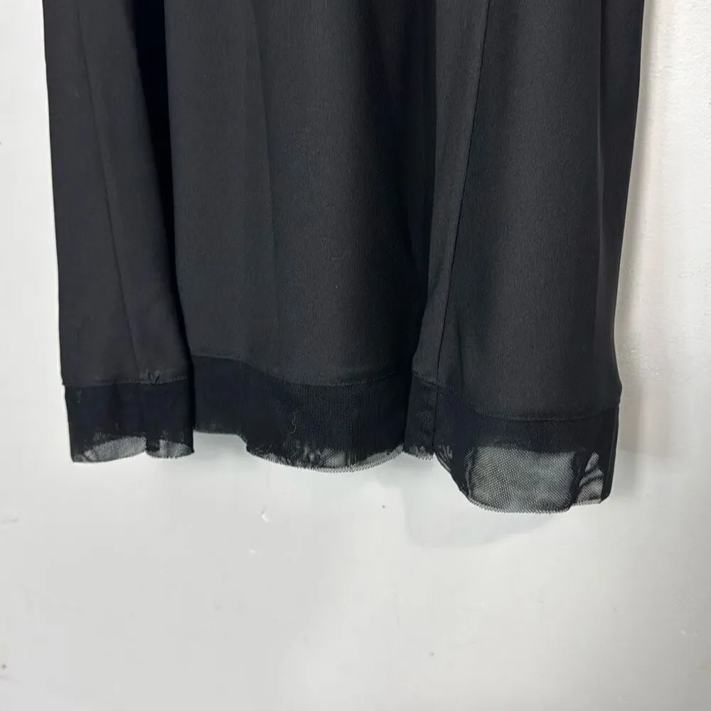 Vera Wang Black Chemise Slip M